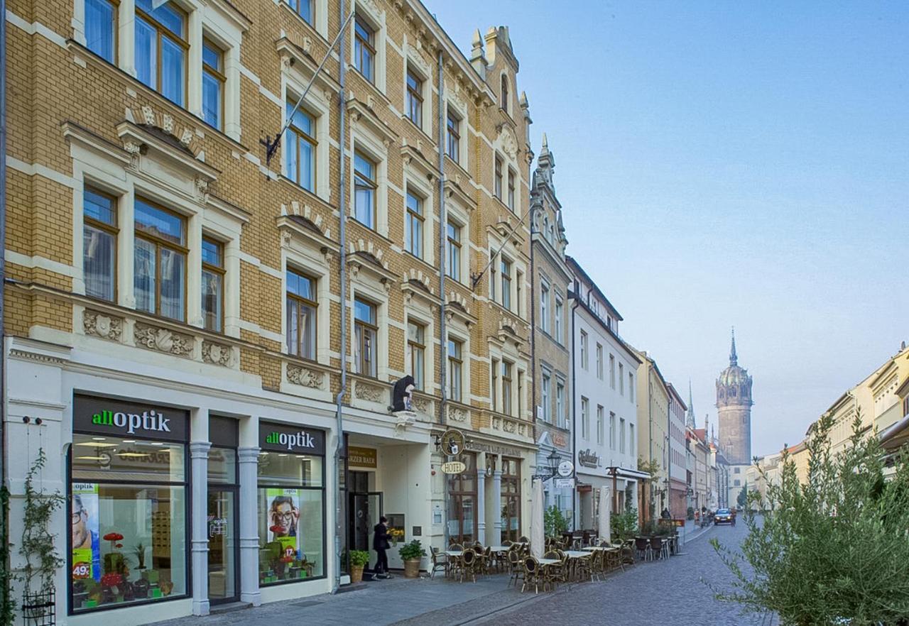 Boutique Hotel Schwarzer Baer Wittenberg Exterior foto